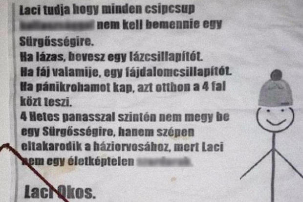 Megalázták a betegeket az orvosi ügyeleten