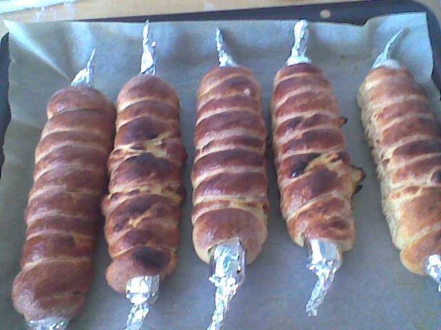 Mini kürtöskalács recept sütőben sütve