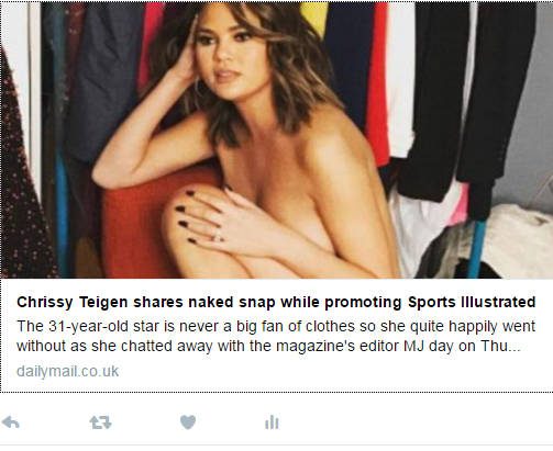 Mezítelen volt a megbeszélésen, mivel egy ruha sem nyerte el Chrissy Teigen tetszését