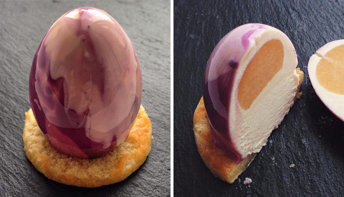 Elképesztő tükörsima márványtorták