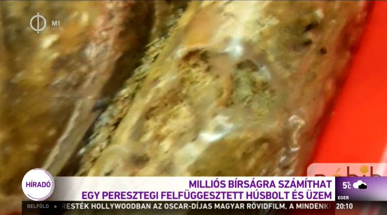 Nébih ellenőreit a peresztegi húsüzem