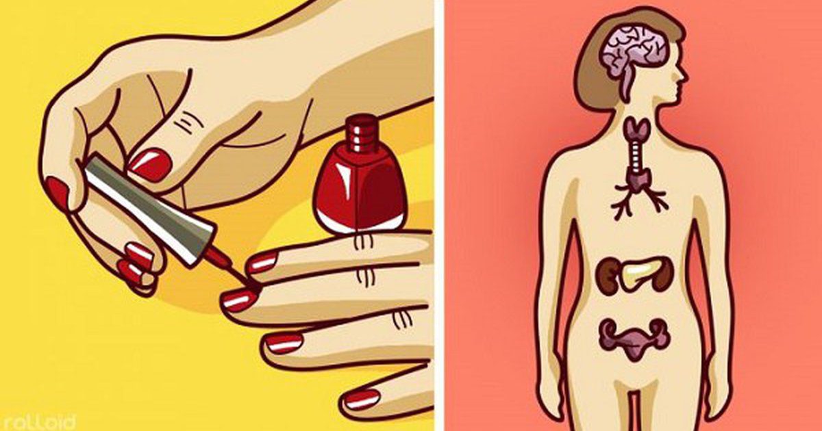 Ez történik a szervezetben 10 órával a körömlakkozás után!