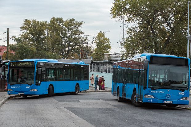 Rosszul lett a BKV-busz sofőrje, küzdenek az életéért