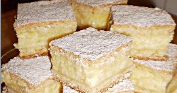 Hamis krémtúrós szelet recept