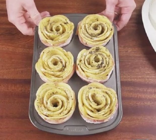 Szalonnás krumplirózsa 3