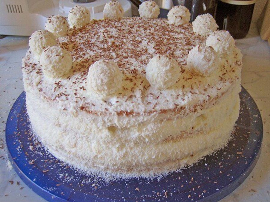 Bögrés Raffaello torta, isteni finom!