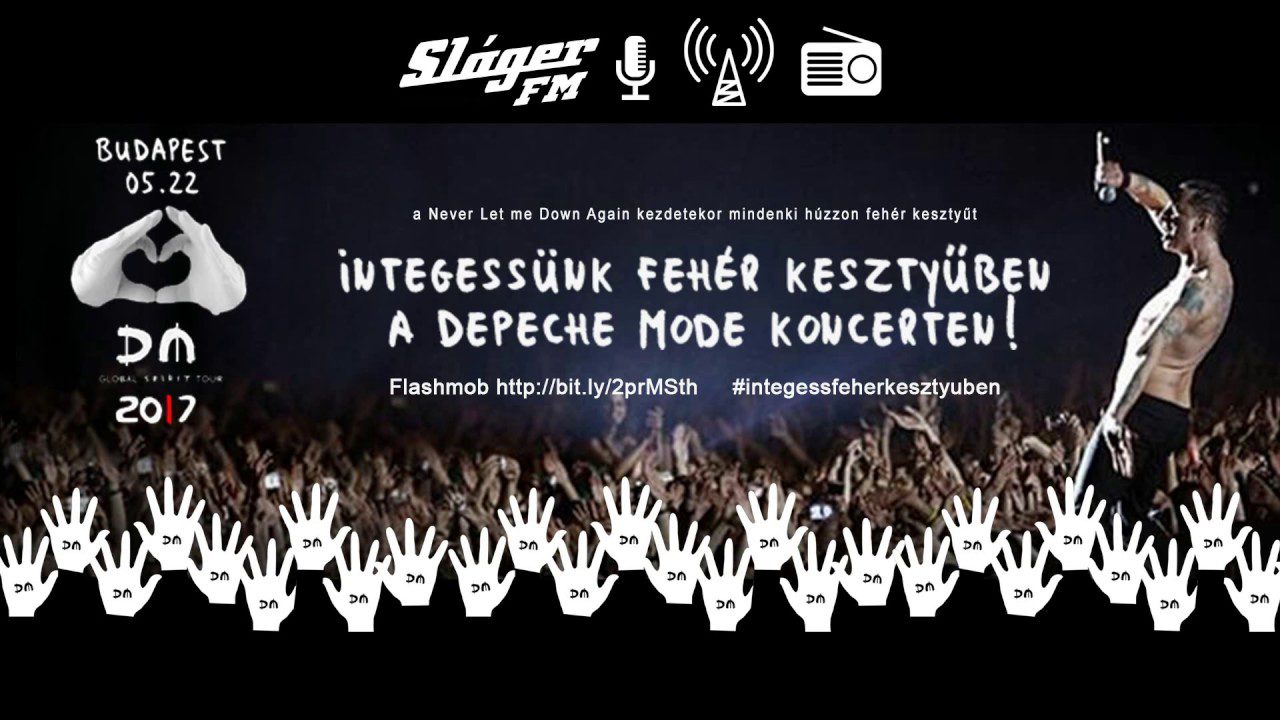 Flashmobbal készülnek a rajongók a Depeche Mode koncertre