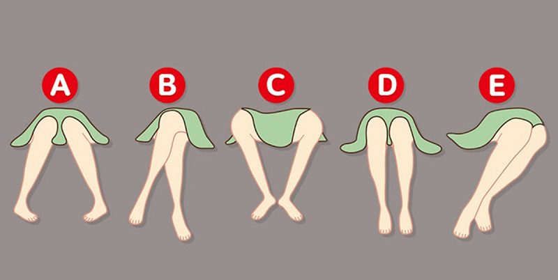 Hogy tartod a lábad amikor ülsz? Rengeteg mindent elmond rólad!