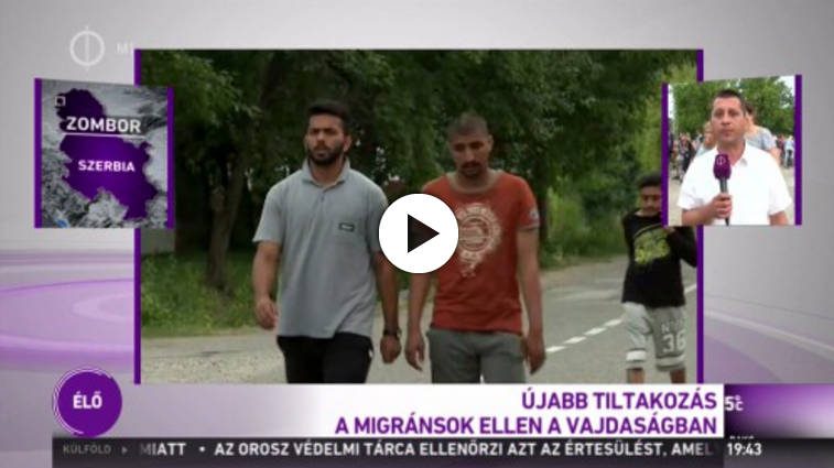 Újabb szerbiai városban kezdődött tiltakozás a bevándorlók miatt