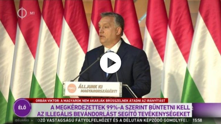Orbán: Nem fogjuk hagyni, hogy Soros nevessen a végén