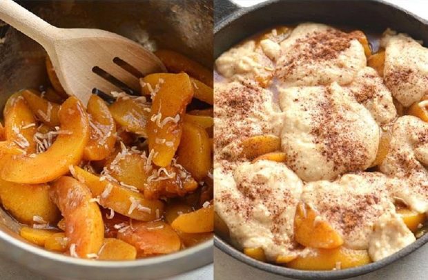 Itt a nyár diétás sütiszenzációja, tarol a barackos cobbler 1