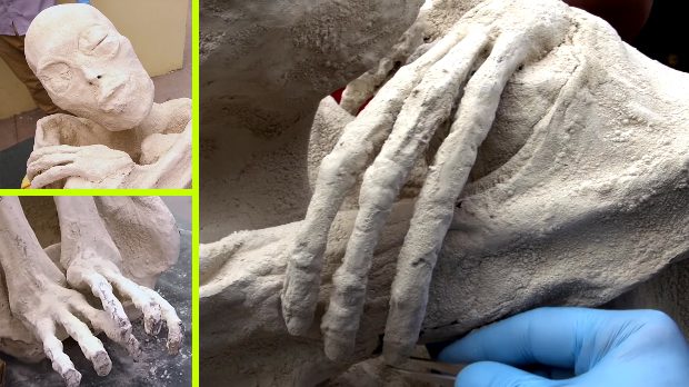 Minden végtagján csak három hosszú ujja van a rejtélyes perui múmiának - VIDEÓ 3