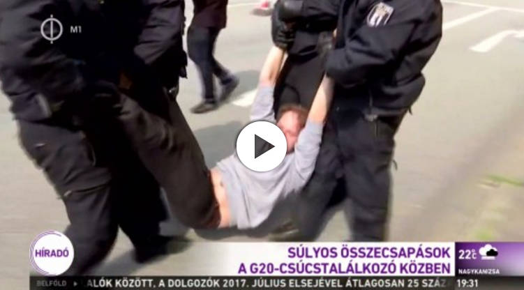 Ostromállapot közepette tartották a G20-csúcs nyitónapját