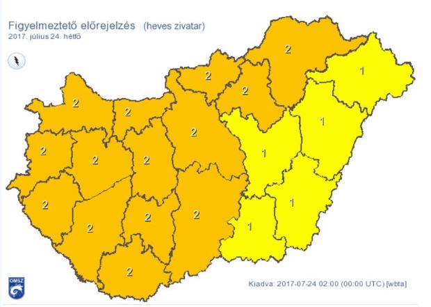 Jégeső, tomboló szél: pusztító vihar csap le az országra