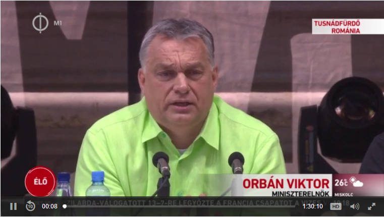 Orbán a választás tétje, hogy végre tudják-e hajtani a Soros-tervet