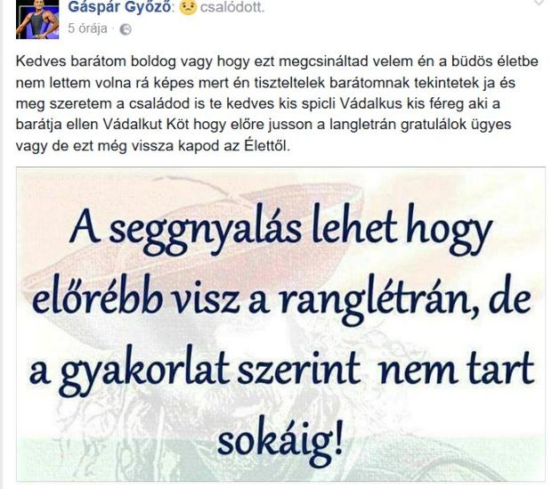 Ez nagyon durva barátja juttathatja rács mögé Győzikét 1