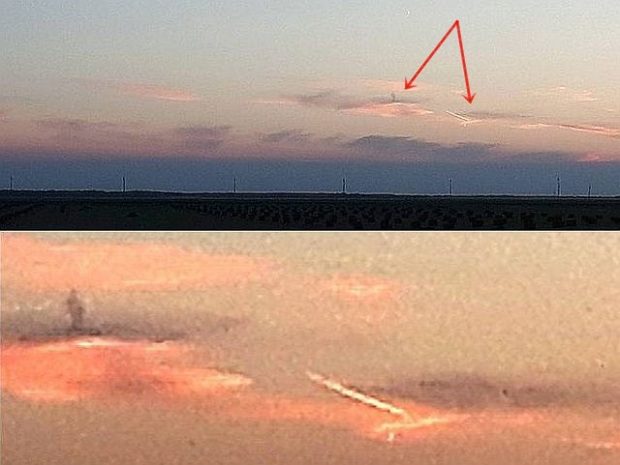 Még a videós is kiakadt rejtélyes emberi alak sétált a felhők tetején - VIDEÓ