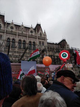 2018. március 15-e. Nemzeti Ünnep. Budapest, Kossuth tér. Beszédet mondott: Orbán Viktor Miniszterelnök Úr. Kép: Kovács Karolina, Hirmagazin.eu