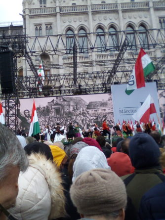 2018. március 15-e. Nemzeti Ünnep. Budapest, Kossuth tér. Beszédet mondott: Orbán Viktor Miniszterelnök Úr. Kép: Kovács Karolina, Hirmagazin.eu