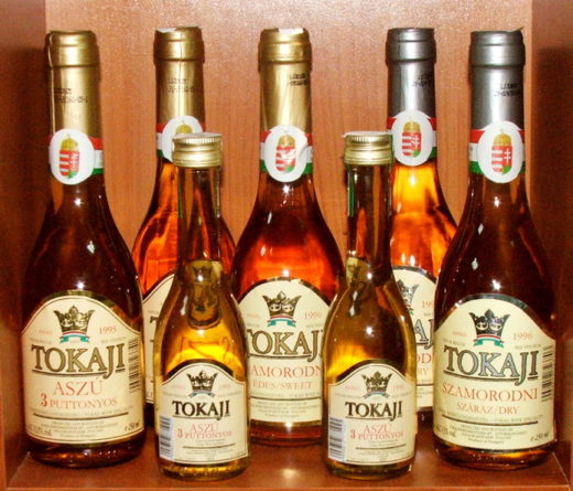 Tokaji borok, aszú, szamorodni, 3-5-7 puttonyos tokaji borok; Kép - Hirmagazin.eu