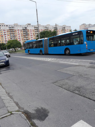 Budapesti közlekedés. Kék buszok. Kép: Hirmagazin.eu