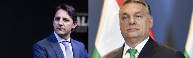 Guiseppe Conte olasz kormányfő, és Orbán Viktor magyar miniszterelnök. Kép: Hirmagazin.eu