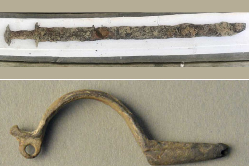 6. századi karddal a kezében jött ki a tóból viking fegyvert talált a kislány 2