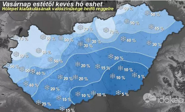 Kijöttek az első komoly adatok ekkora eséllyel fog havazni az ön lakóhelyén hétvégétől 1