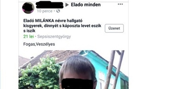 Ez elképesztő: Magyar gyereket árultak egy Facebook csoportban